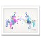 Pastel Unicorns by Cat Coquillette Frame  - Americanflat